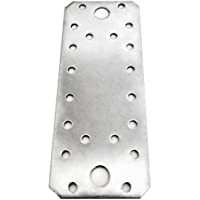Paquete de 10 piezas de alta resistencia 2-0 mm de grosor- 140 x 55 mm- placa de unión plana de conexión- acero…